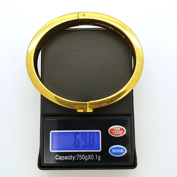 Michael Kors Logo Hinged Bangle Bracelet - Picture 14 of 16